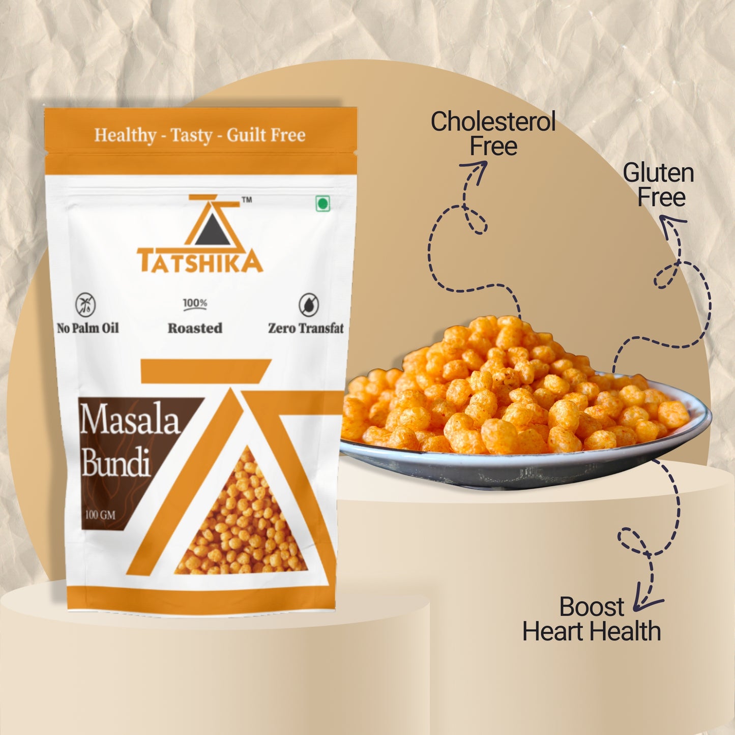 Masala Bundi | Healthy Millet-Based Snacks by Tatshika