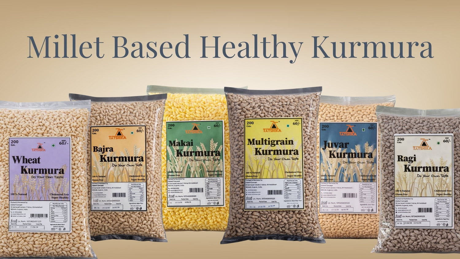 Millet Based Healthy Kurmura from Tatshika