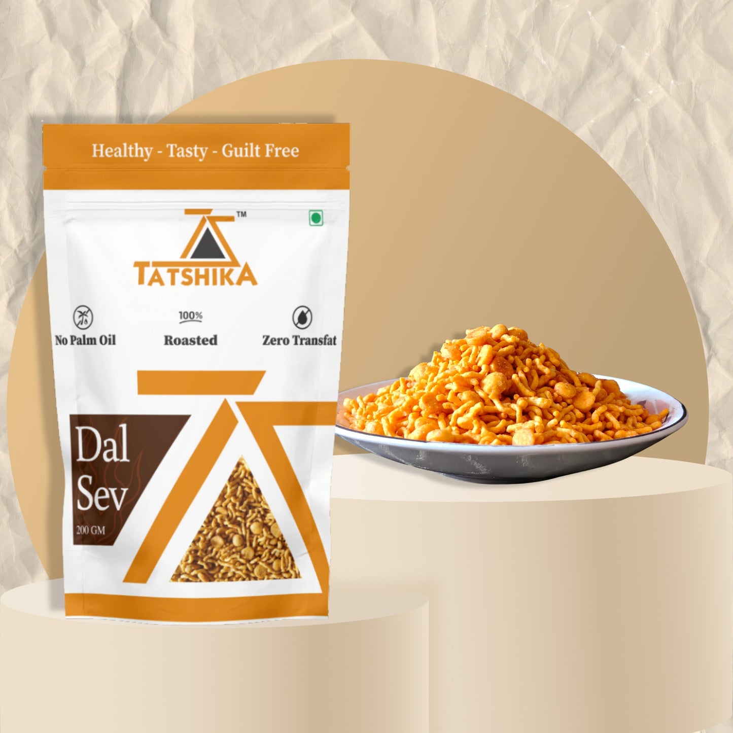 Dal Sev | Healthy Millet-Based Snacks by Tatshika