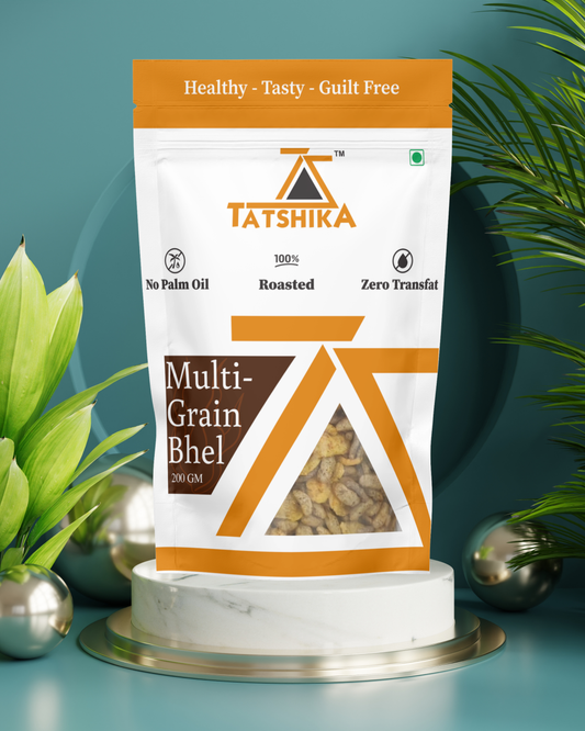 Multigrain Bhel rich with fiber, and Hi-Fiber Roasted Snacks from Tatshika.
Best evening snack for weight loss.