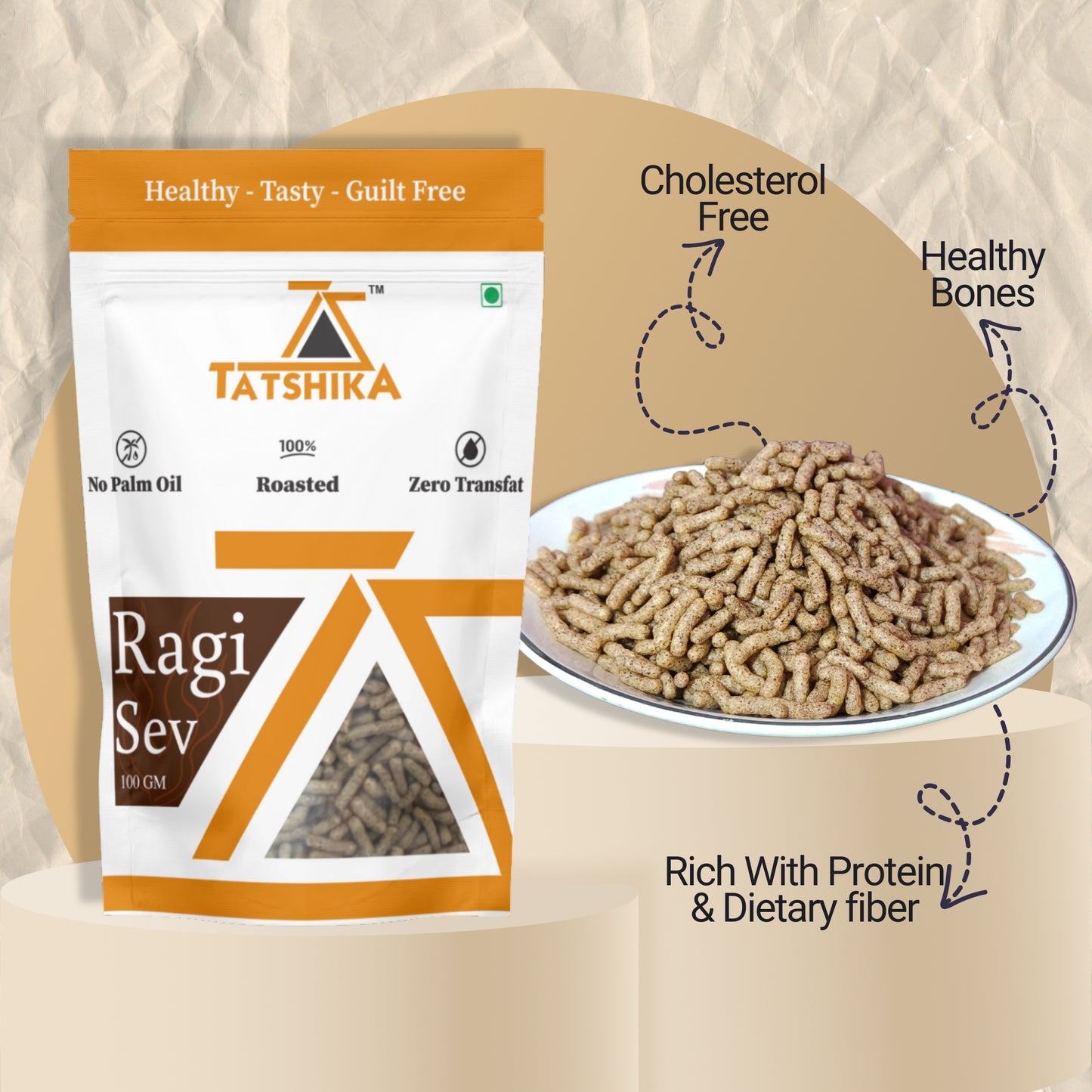 Ragi Sev—A Millet Twist to Traditional Sev or Bhujiya